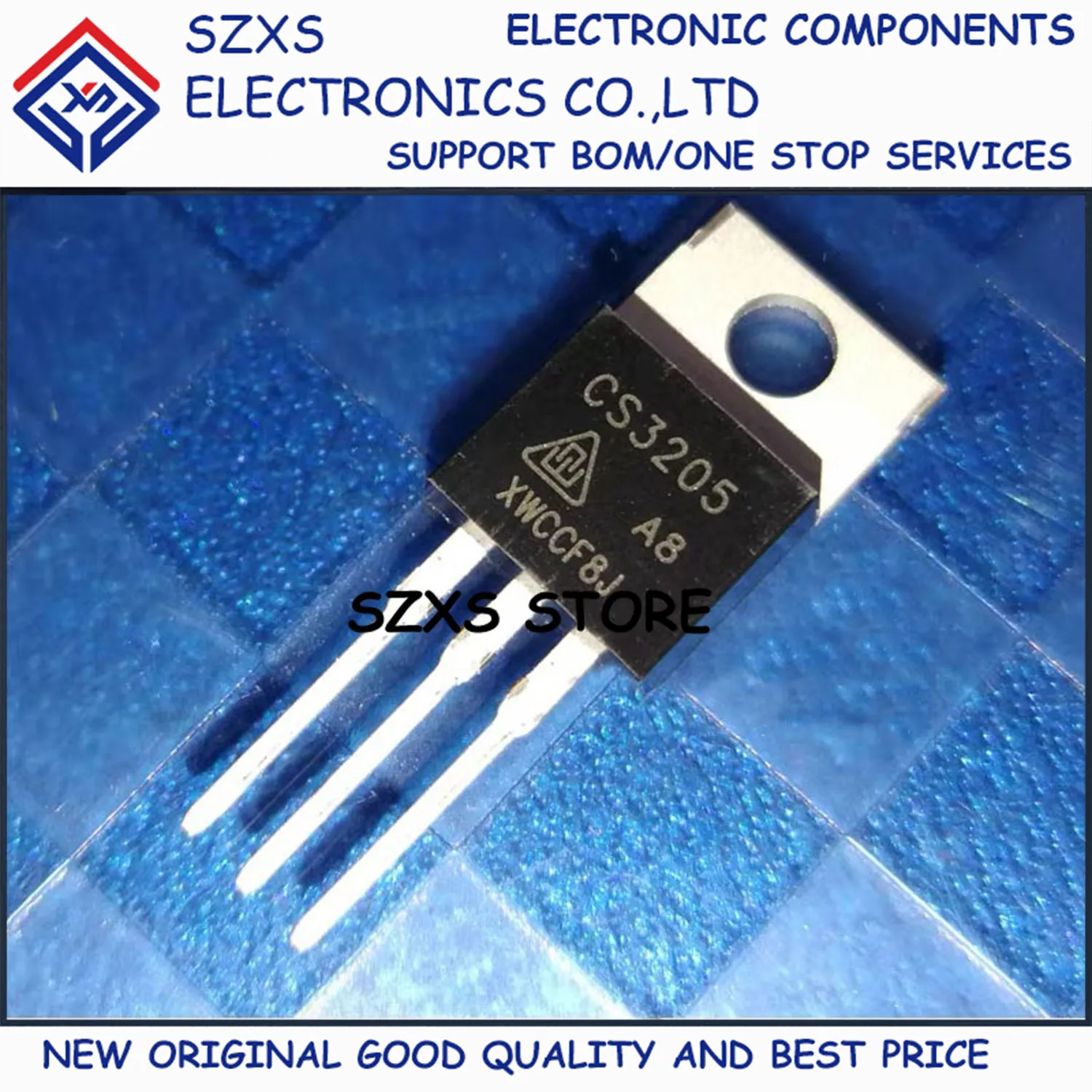 

New Original 10Pcs CS3205 CS3205A8 TO-220 60V 120A MOSFET Field Effect Transistor In Stock Electronic Components Good Quality