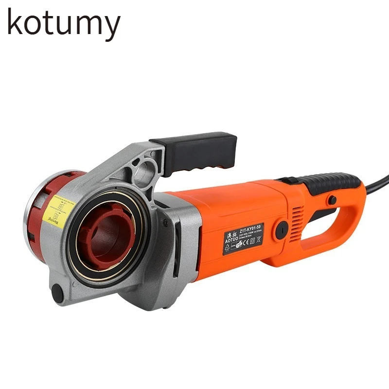 KOTUMY 110V/220V Handheld Electric Threading Machine - Portable Pipe Threader for Galvanized Copper Pipe 1/2