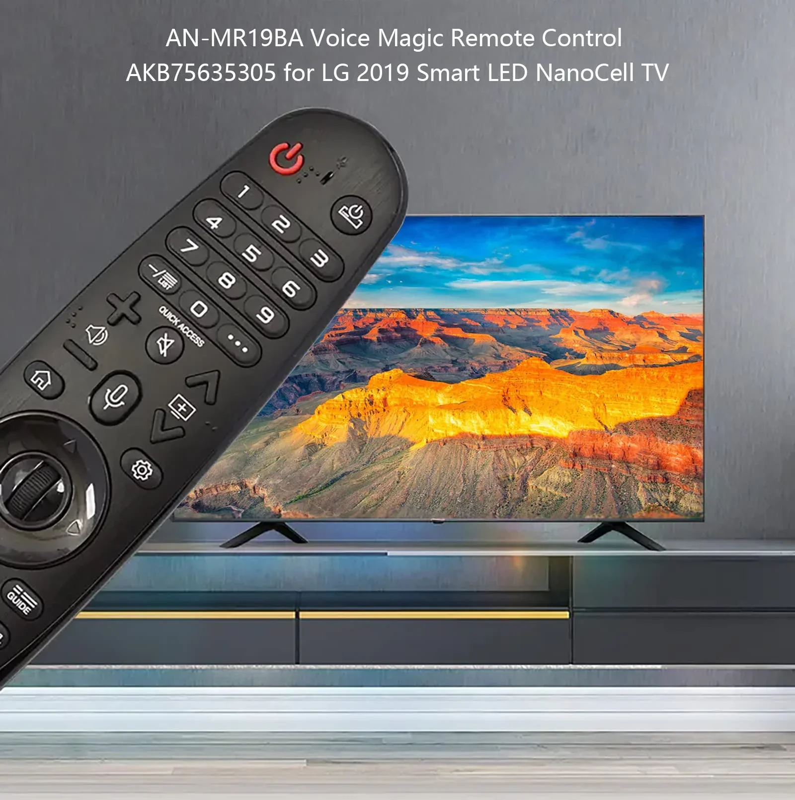AN-MR19BA AKB75635305 جهاز تحكم عن بعد صوتي سحري مع Netflix لتلفزيون L NanoCell SM80 SM81 SM82 SM85 SM86 SM90 SM95 98 99