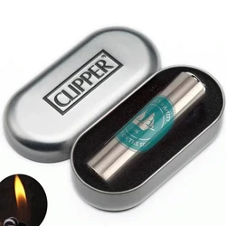 2024 New Metal Butane Gas Inflatable Lighter Jet Lighter Portable Compact Grinding Wheel Flint Lighter Smoking Tool