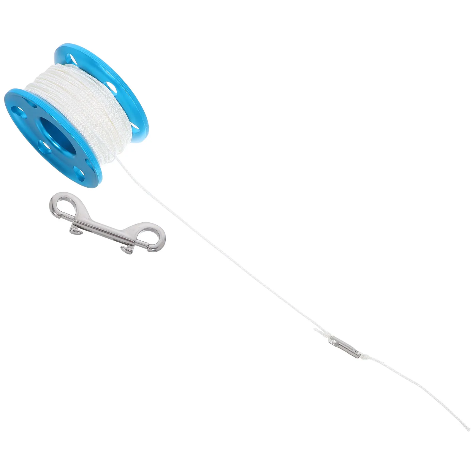 

Diving Buoy Line Wheel Dive Spool Reel Finger Aluminum Compact Scuba Anti-tangle