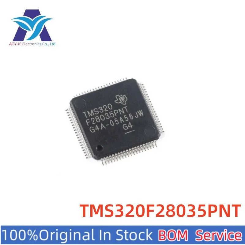 New Original IN STOCK TMS320F28035PNT TMS320 F28035PNT LQFP-80 Real-time microcontroller 60MHz frequency 128KB flash MCU