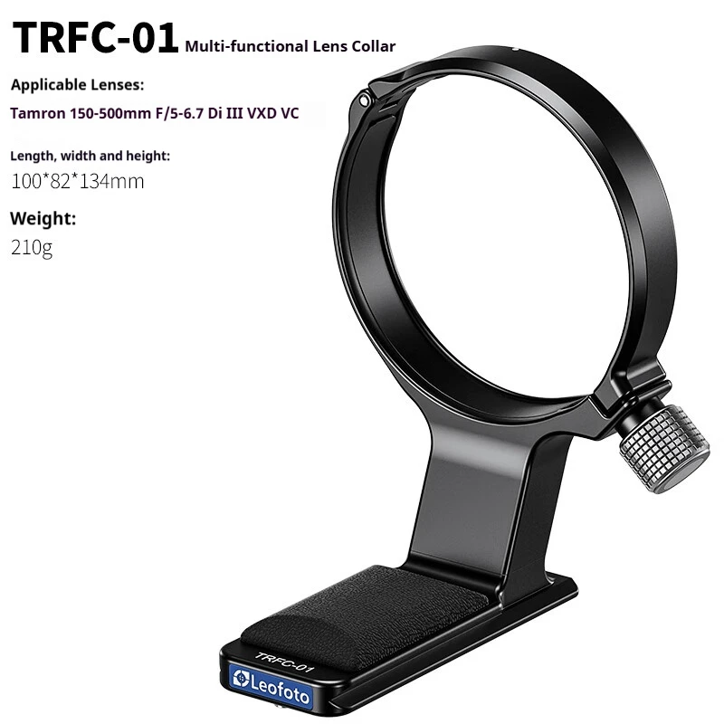

Leofoto TRFC-01 Lens Tripod Ring Mount with Arca-Swiss Standard Plate and Quick-Release Socket for Tamron 150-500mm F/5-6.7 Di I