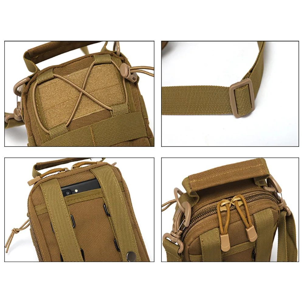 Tactical Bag Outdoor Oxford Shoulder Crossbody Bags Waterproof Hunting Camping Army Mochila Molle Pack Accessories Bag