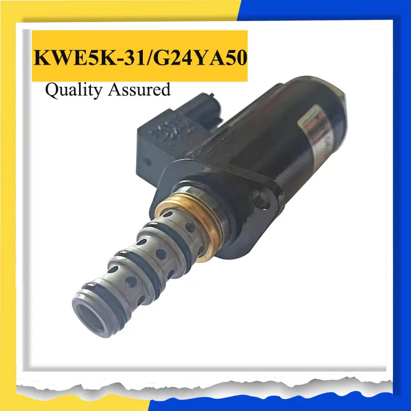 

Solenoid Valve KWE5K-31/G24YA50 YN35V00006F1 For Kobelco SK230-6E SK290-6E Excavator