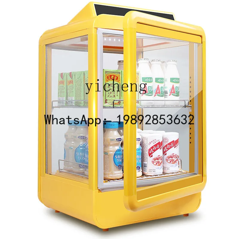 ZSG  Beverage Heating Display Cabinet Commercial Hot Drink Cabinet Convenience Store Heating Small Incubator