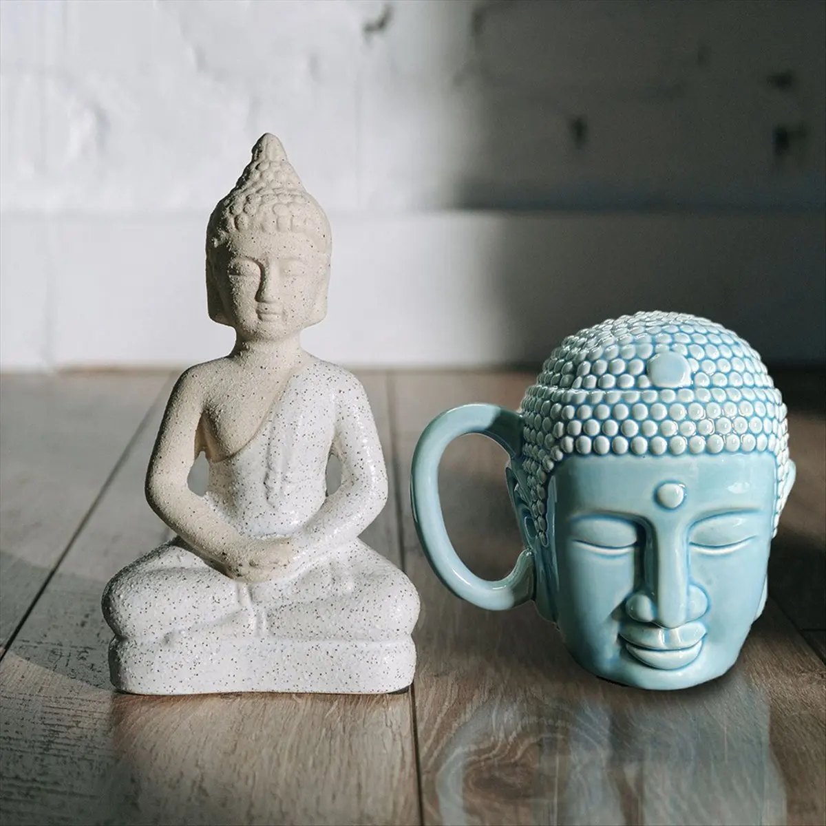 FTGT-Coffee Cup Tathagata Buddha Shape Buddha'S Head Cup Buddha Head Cup Ceramic Cup