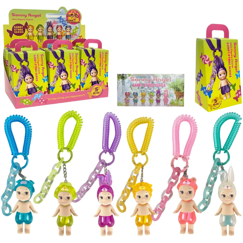 

Sonny Angel Anime Character Candy Series Blind Box Doll Figure Creative Cartoon Keychain Pendant Accessories Surprise Gift Box