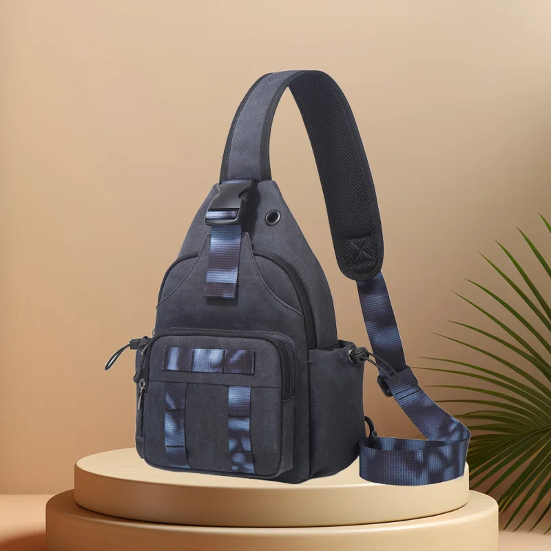 CFUN YA-Bolso de pecho de moda para hombre, mochila de tendencia de verano para escalada al aire libre, senderismo, deporte, bandolera, viaje, correr, riñonera