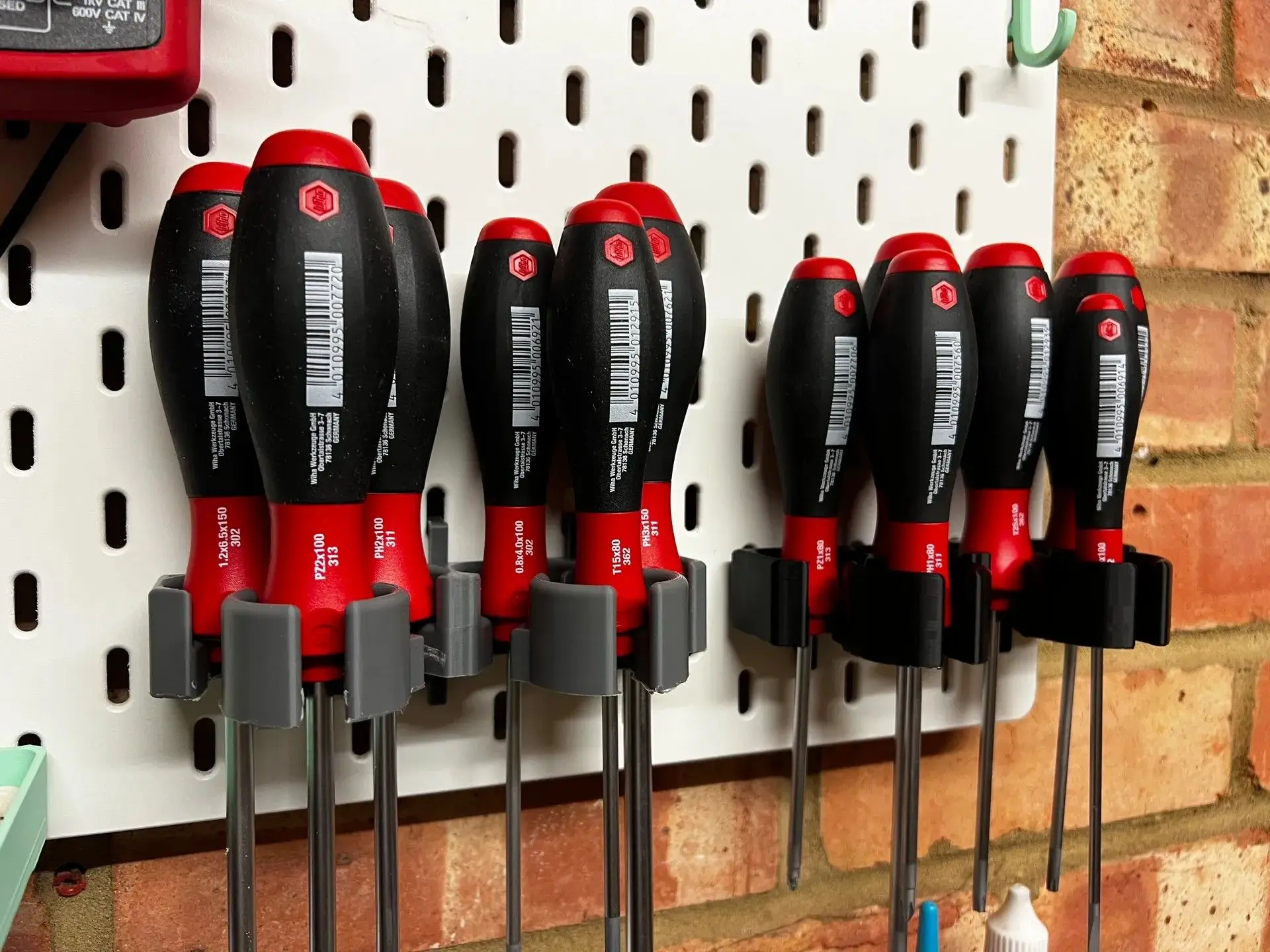 

Набор из 6 держателей Wiha для доски SKADIS, пластиковый органайзер для хранения, китайского производства