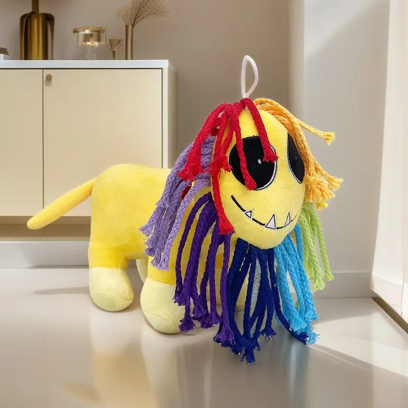 Кошмарные животные, плюшевые игрушки, улыбающиеся животные, плюшевые ягненки, аниме, пушистая игрушка, игры в виде животных, мягкая кукла, игрушка, рождественские подарки для