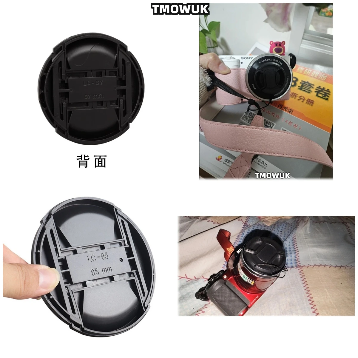 

For SONY A350 A7SIII A7R4 A7CL A580 A380 A68 A55V Camera Lens Cap Protective Cover Center Pinch Snap-on 49mm 52 55 58 62 67 72 7