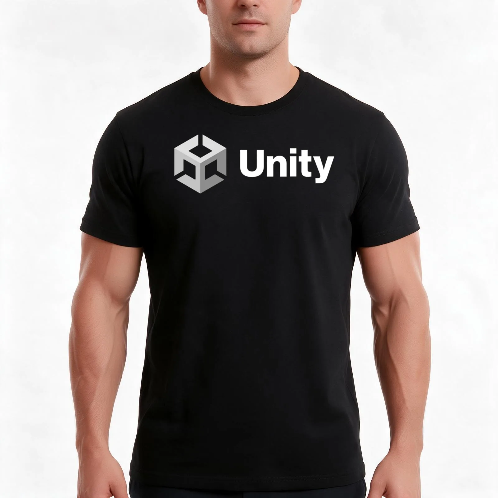 T-shirt Unity Games, t-shirt d’été décontracté en coton, haut ample de style streetwear, imprimé graphique vintage, coupe ample, manches courtes.
