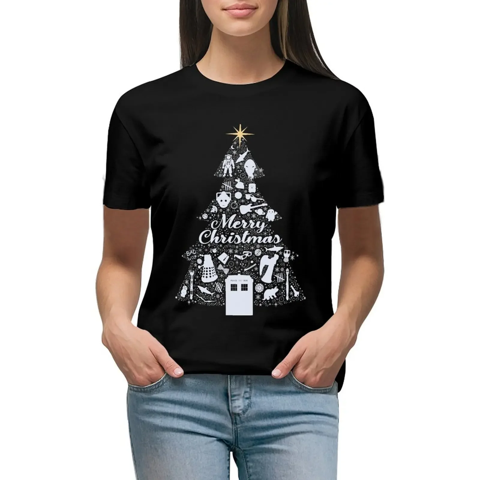 Back on Earth, we call it Christmas... T-Shirt plus sizes Short sleeve tee vintage Aesthetic clothing woman t shirt