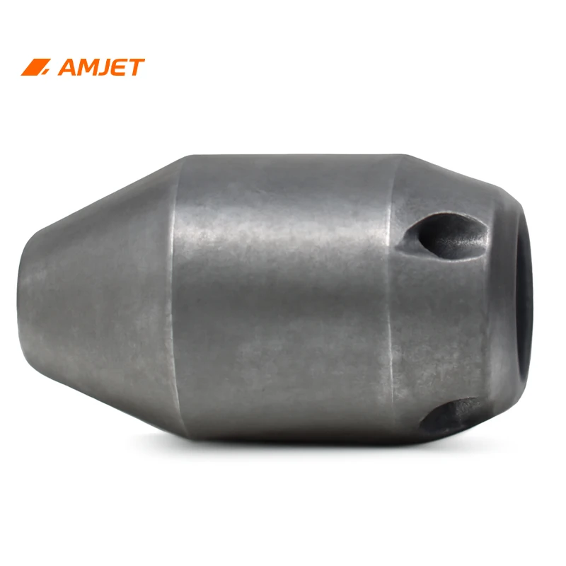 AMJET Skid Nozzle 50-150MM Sewer Drain Cleaning Nozzles 350bar Overflow Nozzle 20lpm for Drain Cleaning Machine Sewer Jetter