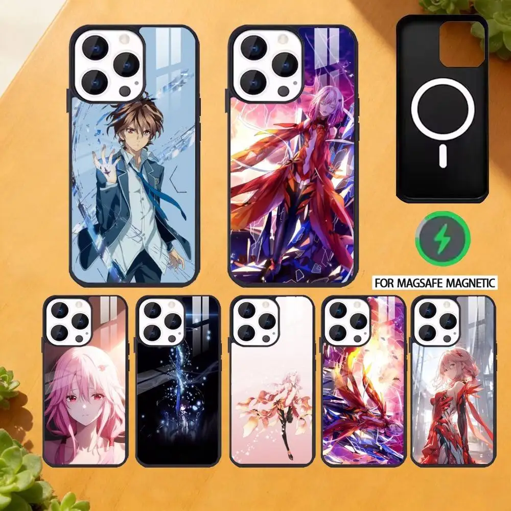 

Чехол для телефона G-Guilty с аниме-короной для iPhone 17,16,15,14,13,12, Plus, Pro, Max для Magsafe с магнитной беспроводной зарядкой