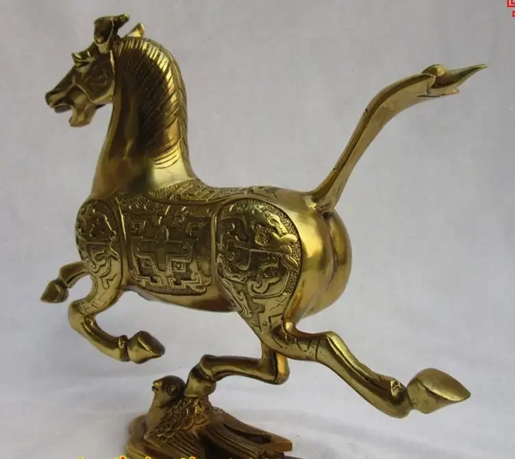 802  Pure copper Horse riding Chebi Ornament