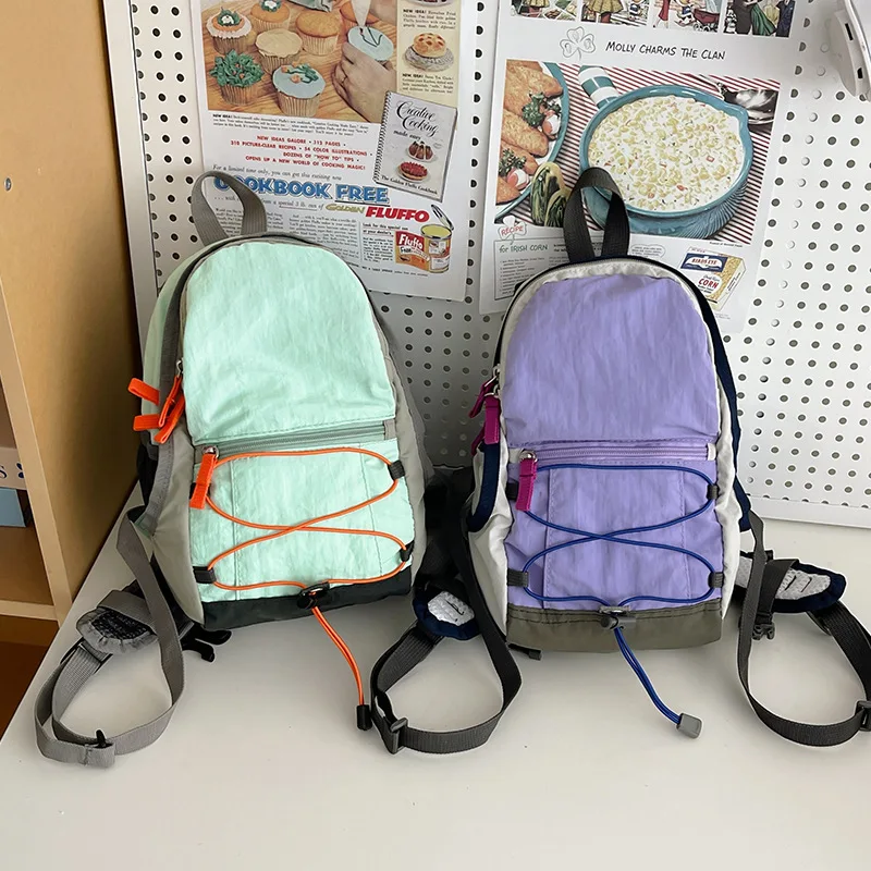 

Outdoor Kids Backpacks for Boy Leisure Simple Student Backpack Nylon Lightweight Cute Backpack Sports Bag Designer Bags Рюкзак