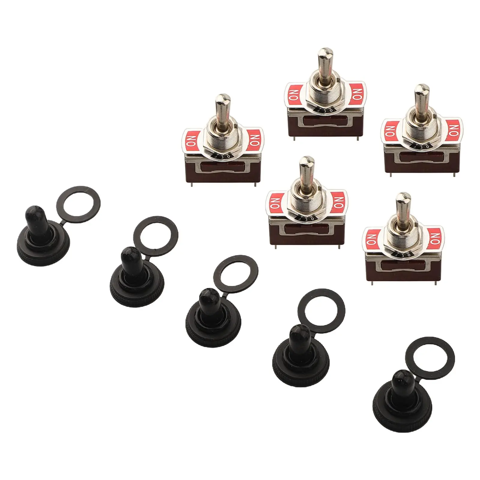 3 Pin Toggle Switch SPDT Toggle Switch Automotive Applications 15A 250V AC 20A 125V AC 20A 12V DC Heavy Duty Construction