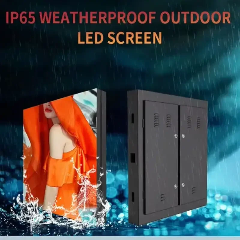 Vollfarbige P4 P5 P6 P8 P10 Outdoor-Werbedisplays Maßgefertigte Wetterfeste Outdoor-LED-Anzeige