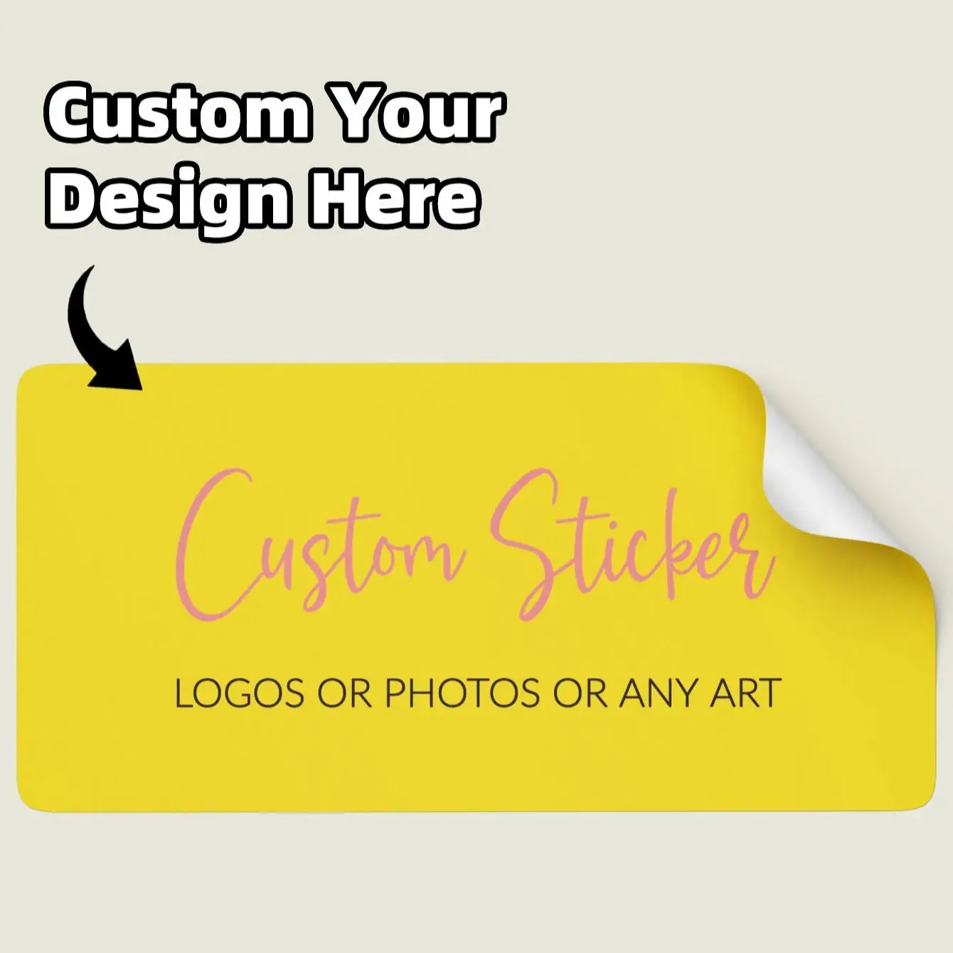 

Оптовая упаковка 1/80/160 шт. Прямоугольные наклейки на заказ, водонепроницаемые, прочные, для этикеток и упаковки на вечеринках