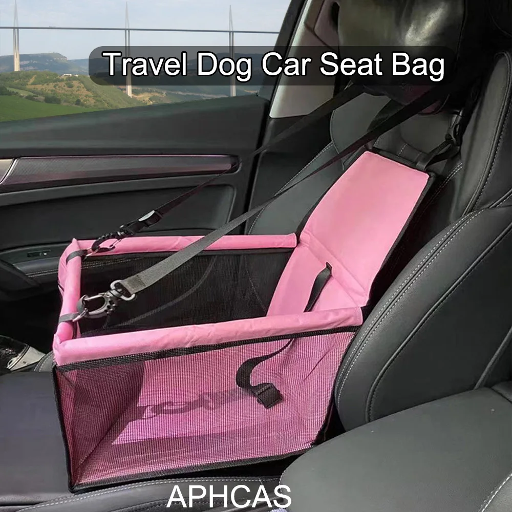 Dog Car Seat,Puppy Booster Seat for Car Front Seat with Storage Pockets,Pet Booster Car Seat for Small to Medium Dog