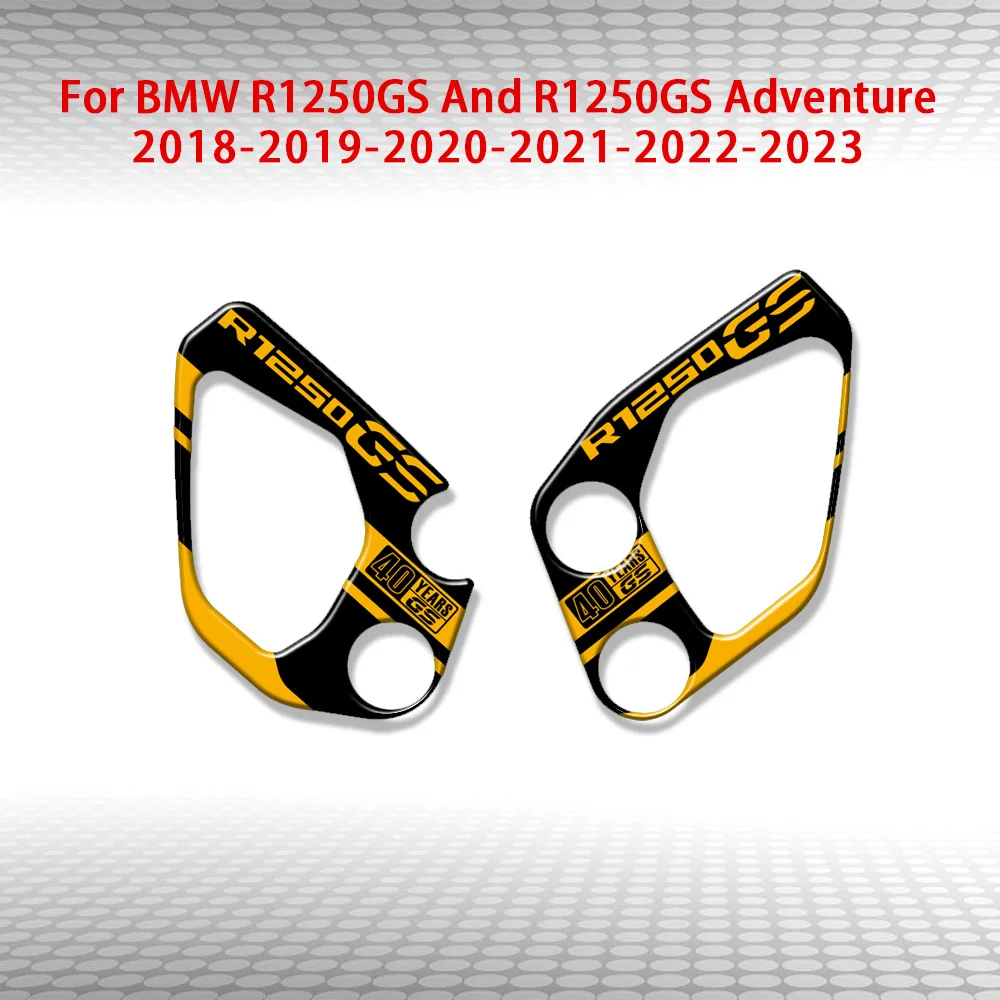 For BMW R1250GS and R 1250 GS adventure 2018 2019 2020 2021 2022 2023 3D gel sticker foot pedal paint surface protection decal image 3