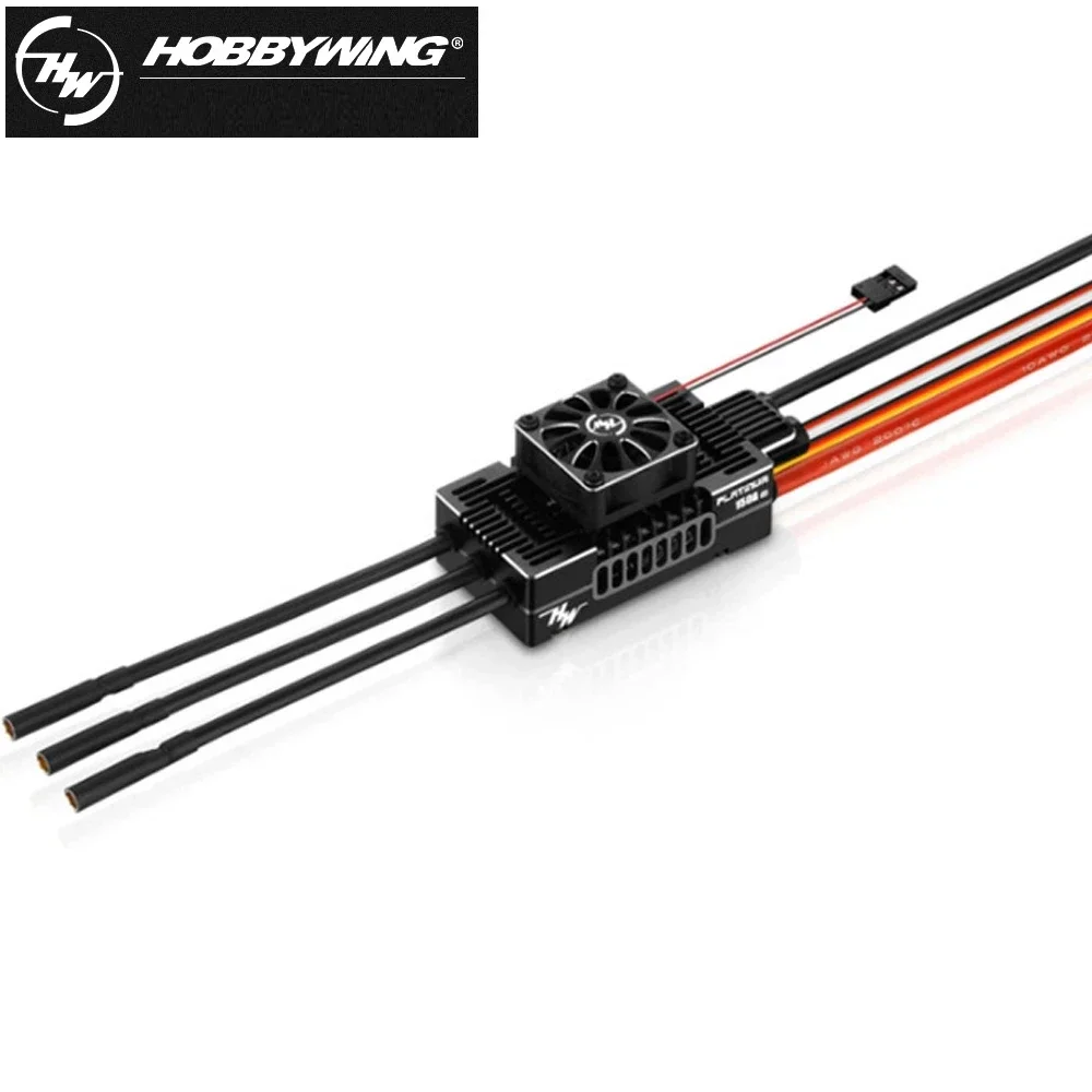 Hobbywing Platinum HV 150A V5 3-8S Switchable 5-8V/10A BEC Brushless ESC Speed Controller For RC Fix-wing 3D Flying Quadcopter