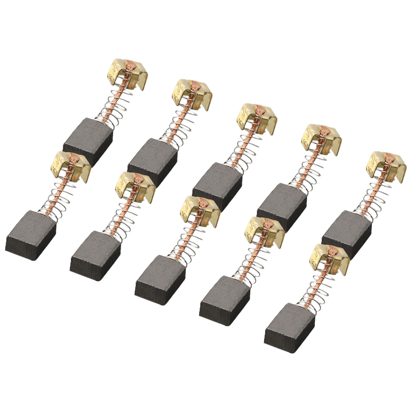 10pcs Carbon Brushes Set For Angle Grinder Electric Power Tool Spare Accessories High-quality Replacement Brush Module