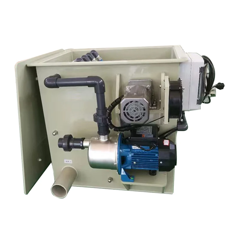Fish Farming SS 316 Micro Screen 70 Micro-meter Mesh Koi Pond Mini Rotary Drum Filter
