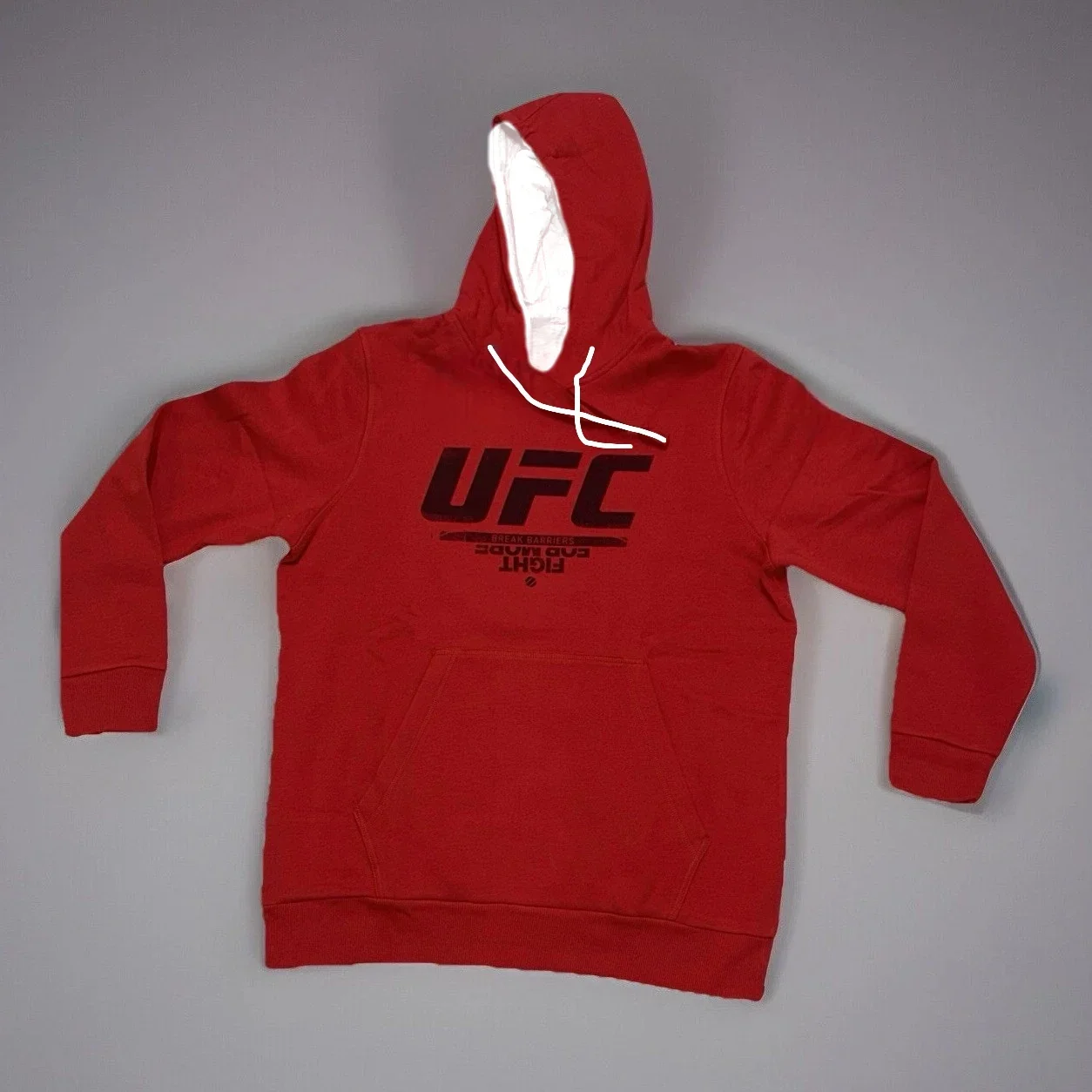 

UFC Hoodie Casual Red Fight For More Adult Autumn Winter Extreme Sports Enthusiasts Men Women Suitable Boxing Hoodie