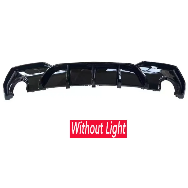 Rear Bumper Diffuser Splitter Spoiler Lip Tuning Body Kits With/Without Light For BMW 4-Series G22 2021 2022 2023 2024