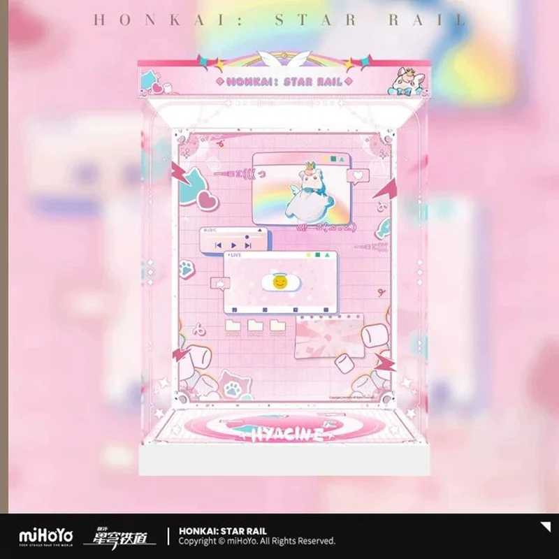 Pre Sale miHoYo Official Genuine Honkai Star Rail Hyacine 1/8 Figurine Display Box (Not A Figure) Ornaments Cosplay Anime Game