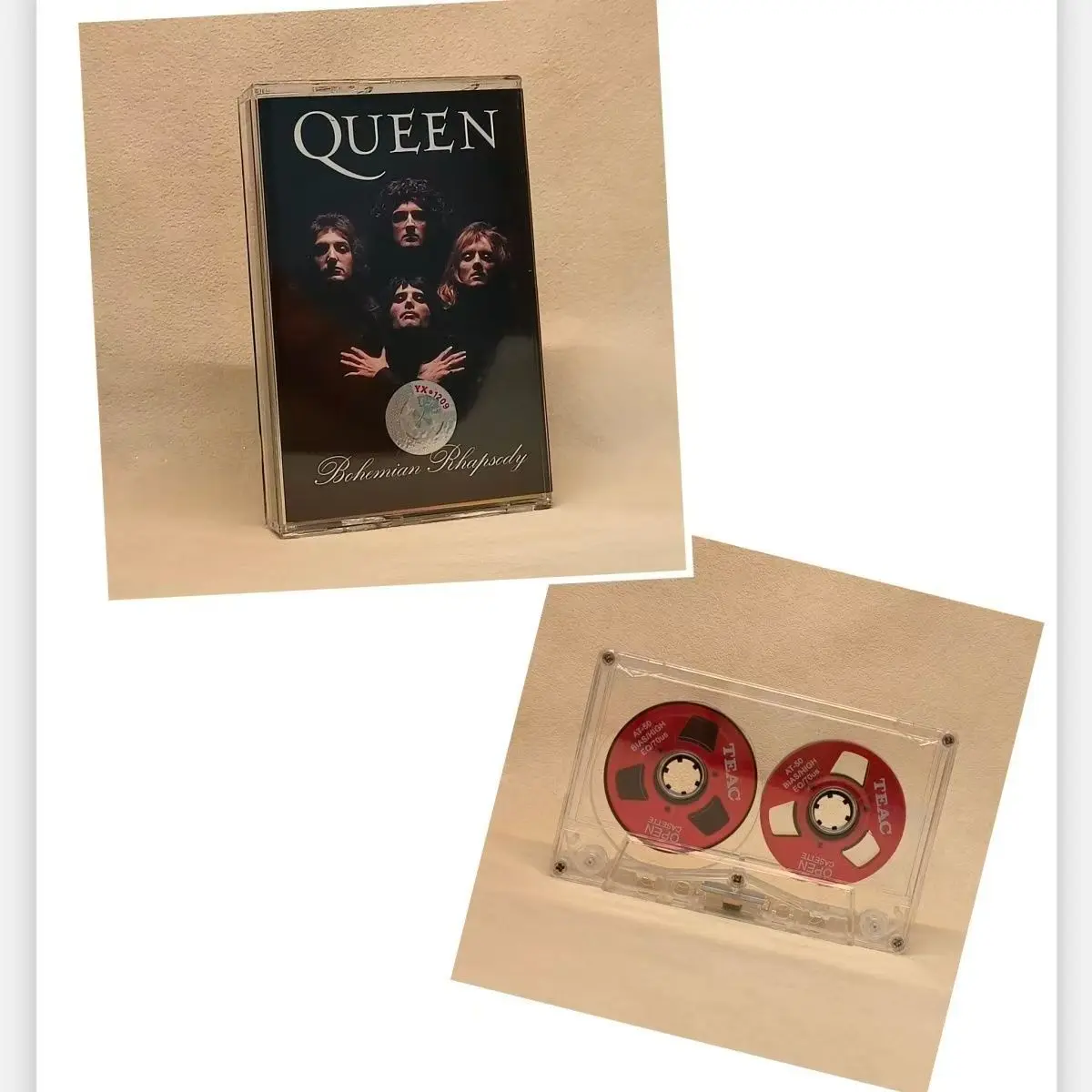 Greatest Hits Rock Album Small Metal CD Cassettes Queen Freddie Mercury Music Tape Cosplay Walkman Recorder Car Soundtracks Box