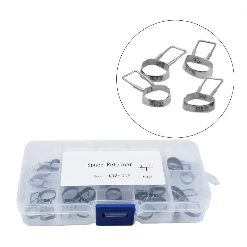 Dental Consumables Orthodontic Space Maintainer Teeth Space Maintainer 40 Pieces