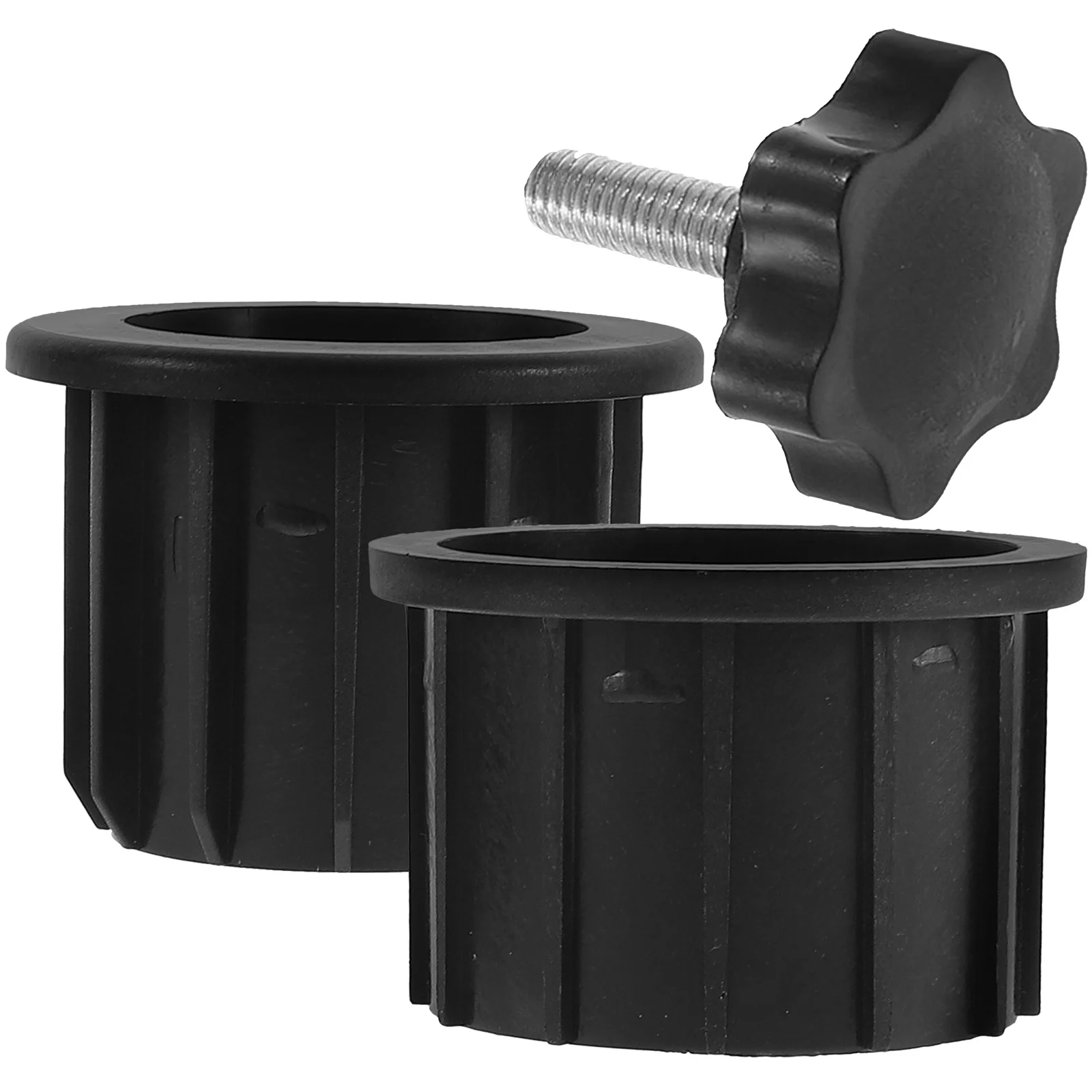 

Patio Umbrella Stand Replacement Base Holder Stands for outside Parasol Ground Anchor Cover Screws Parts Plant