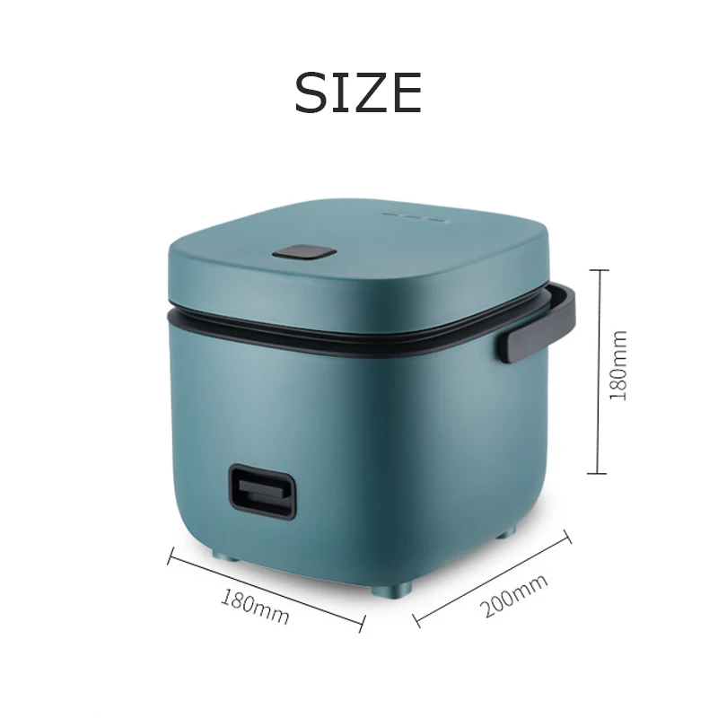 1.2L Smart Rice Cooker Multi-function Mini Rice Cooker Non-Stick Household Cooking Machine Make Porridge Soup Cooking Appliances