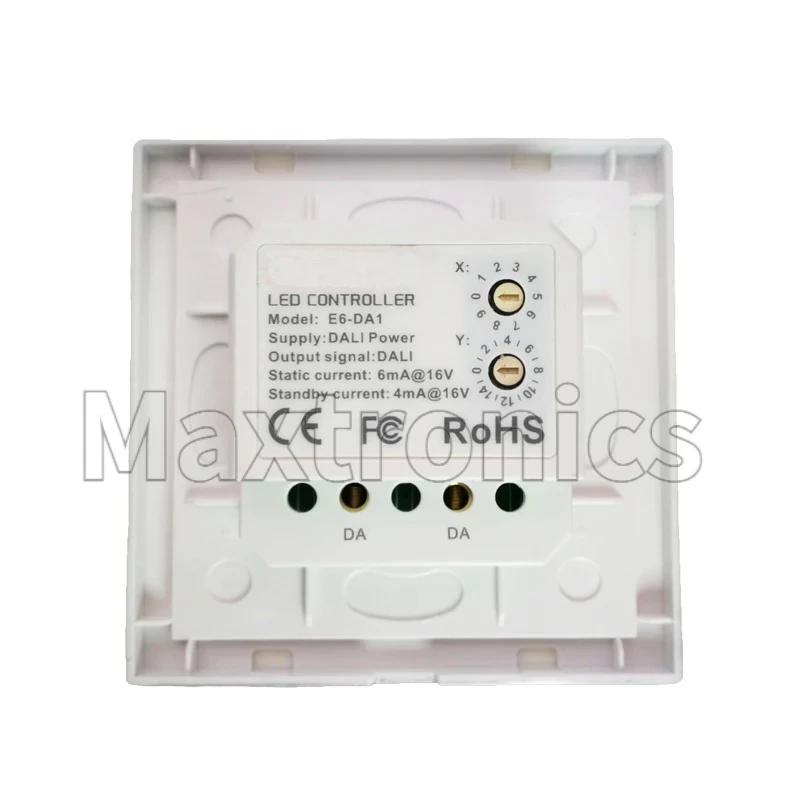NEW LTECH Dali Led Dimmer Touch Switch Knob Rotary Panel E6-DA1 Dali Bus Power Supply for Single Color LED Stripe/COB Spotlight