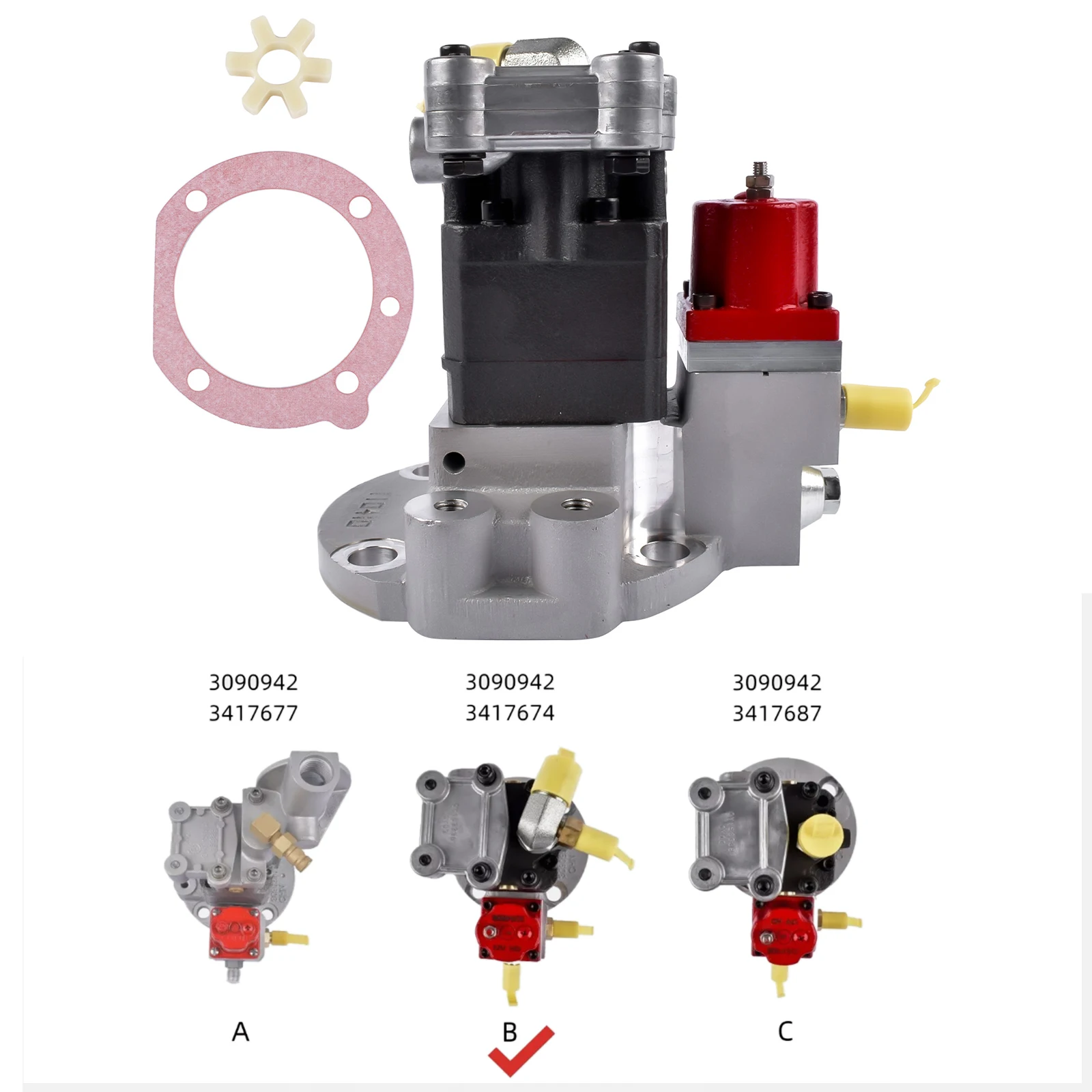 AP02 Fuel Pump for Cummins Engine N14 M11 QSM11 ISM11 Diesel 3090942 3417674 3041800