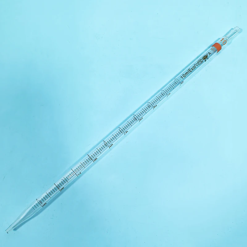 CHANGYUAN graduated pipette, A-level, Capacity 0.1mL-50mL, Laboratory glass pipette, Borosilicate glass