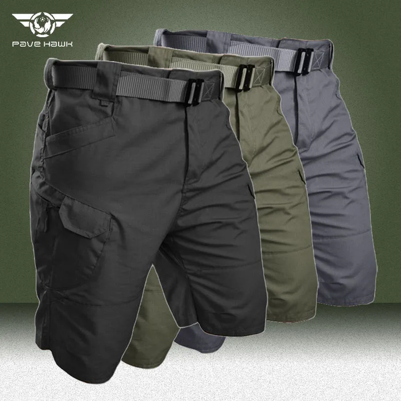 Military Cargo Shorts Men Summer Waterproof Wear-Resistant Army Short Pants Big Size 6XL Quick Dry Multi-pocket Tactical Shorts