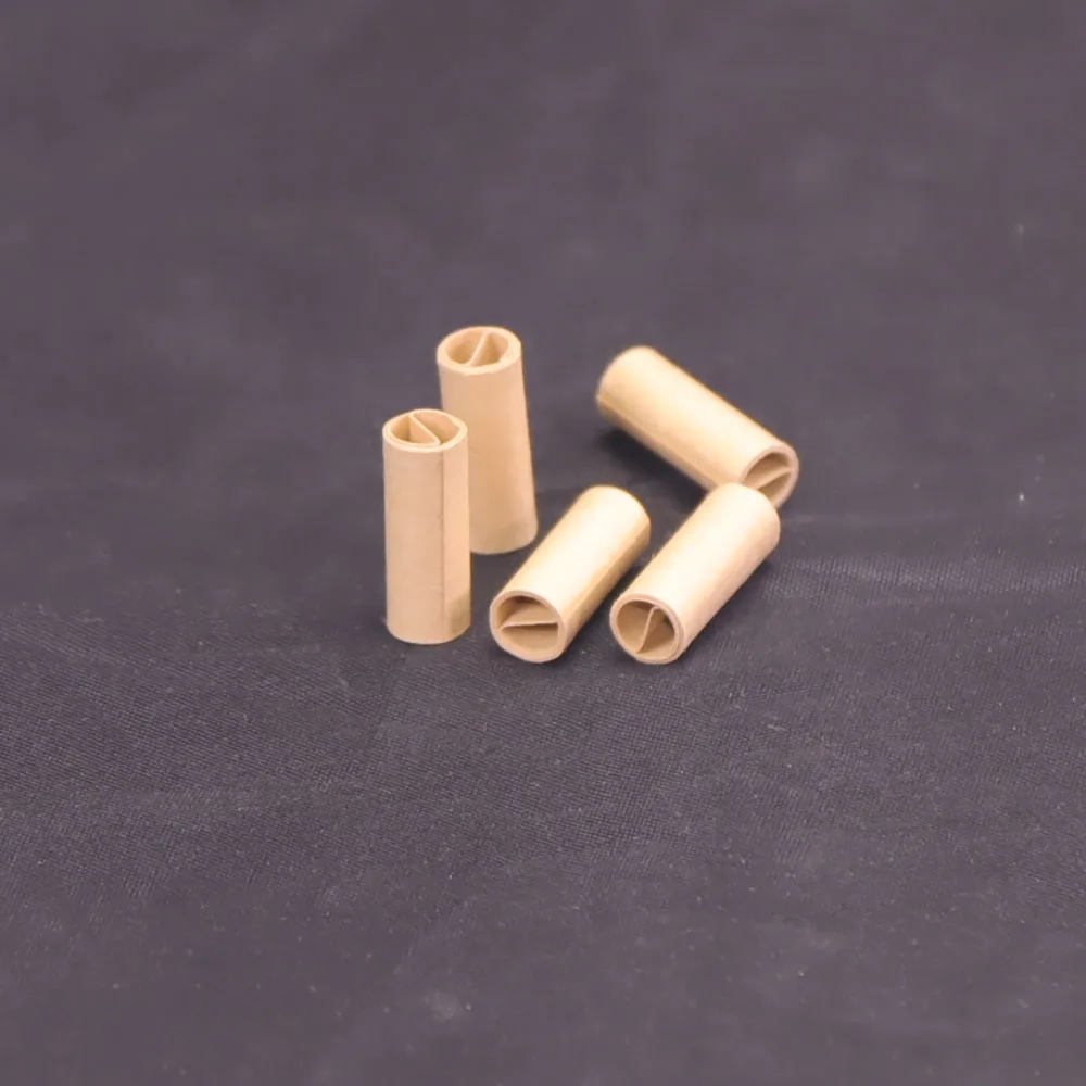 1 Pack, 200 Pieces Each Pack 0.7cm Outer Diameter 1.6cm Height Cylindrical Kraft Paper Disposable Filter Cigarette Holder