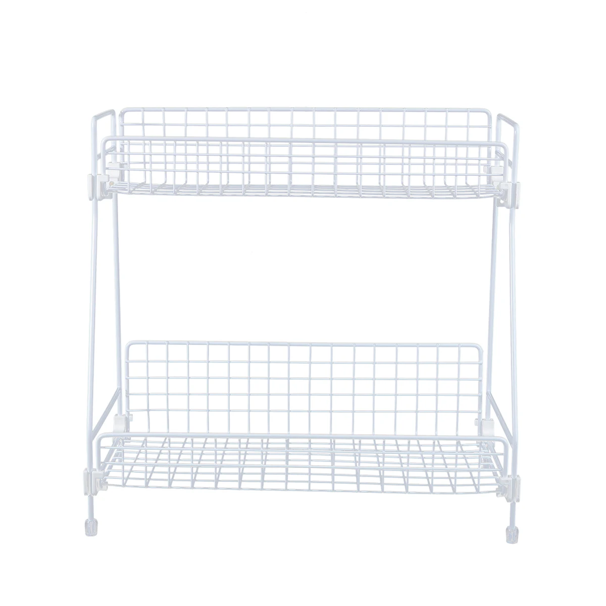 

Multifunctional 2 Tier Iron Storage Rack Household Bathroom Kitchen ganizer for Cosmetics Makeup Towels Vegetables Rack