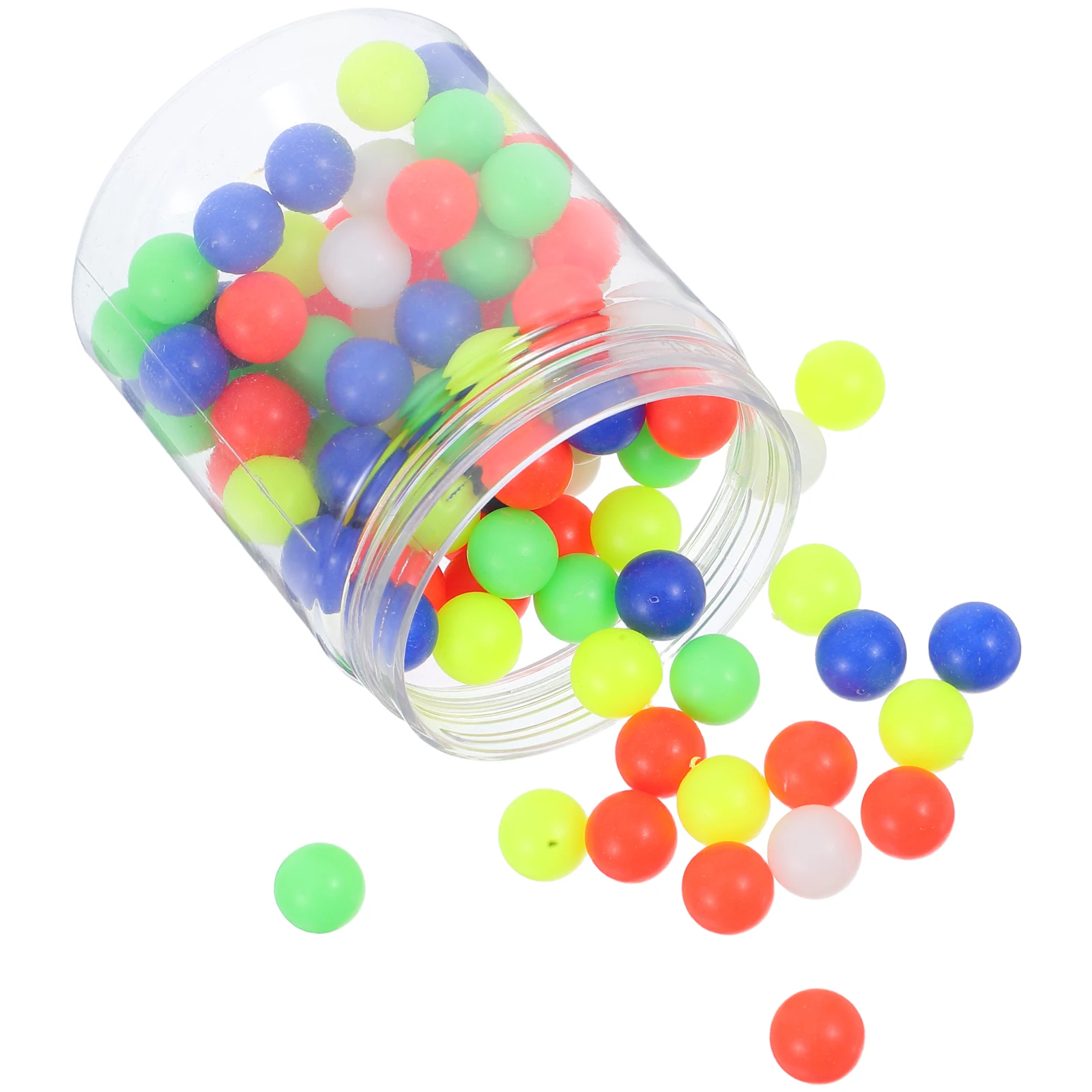 

100pcs Colorful 1cm Plastic Balls Counting Beads Bulk Toys Kids Learning Tools Mathematics Probability Teaching Aids