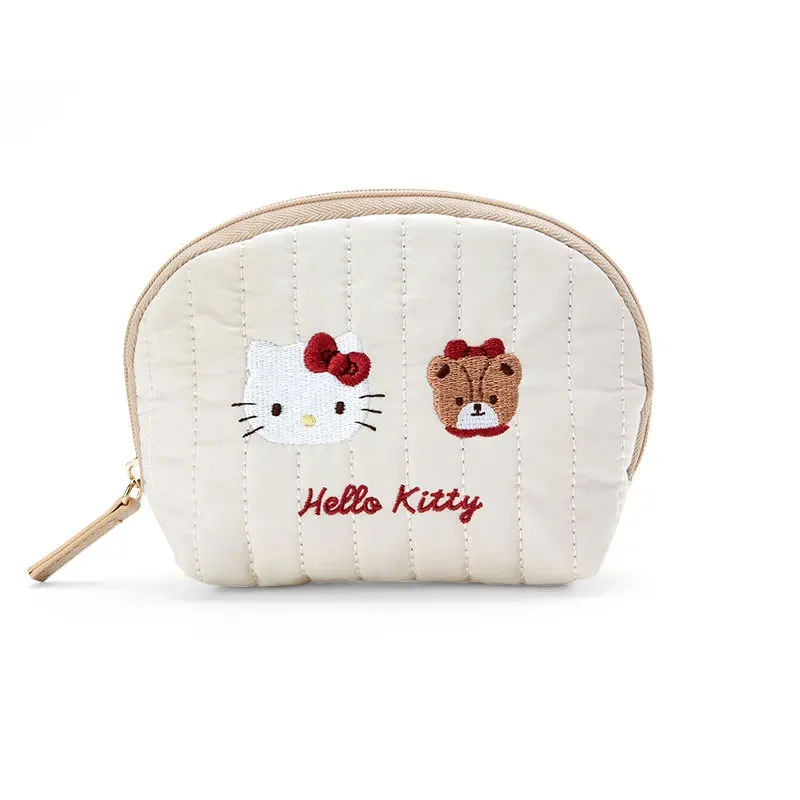 Kawaii Sanrio Hello Kitty My Melody Kuromi Makeup Bag Cute Cartoon Travel Storage Bag Girl Portable Tissue Bags Holiday Gifts