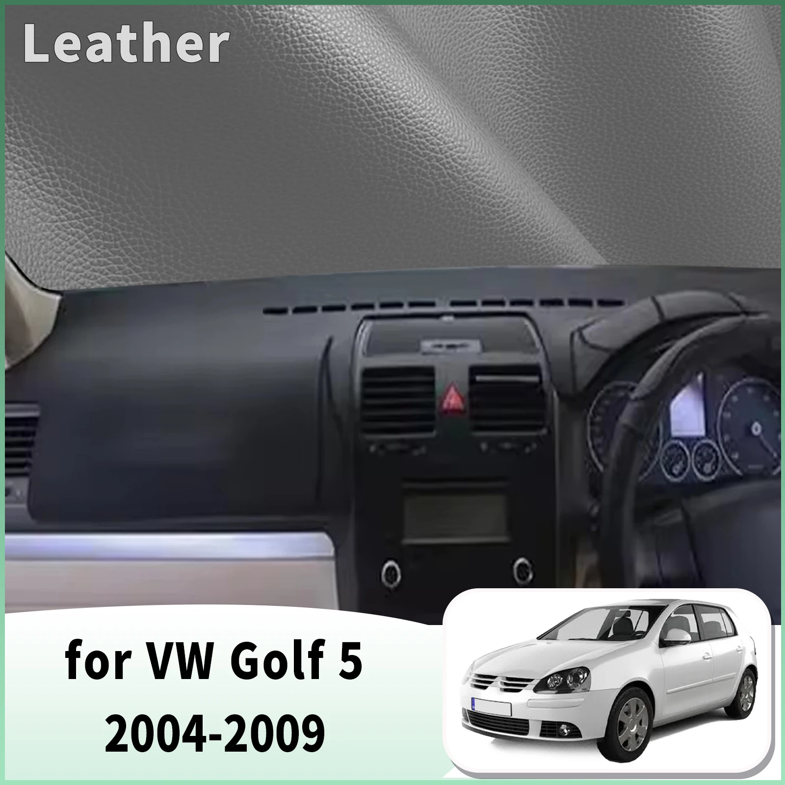 for Volkswagen VW Golf 5 MK5 2004-2009 Dash Mat Dashboard Cover Dashmat Universal Anti-Reflection Heat Insulation Sun Protection