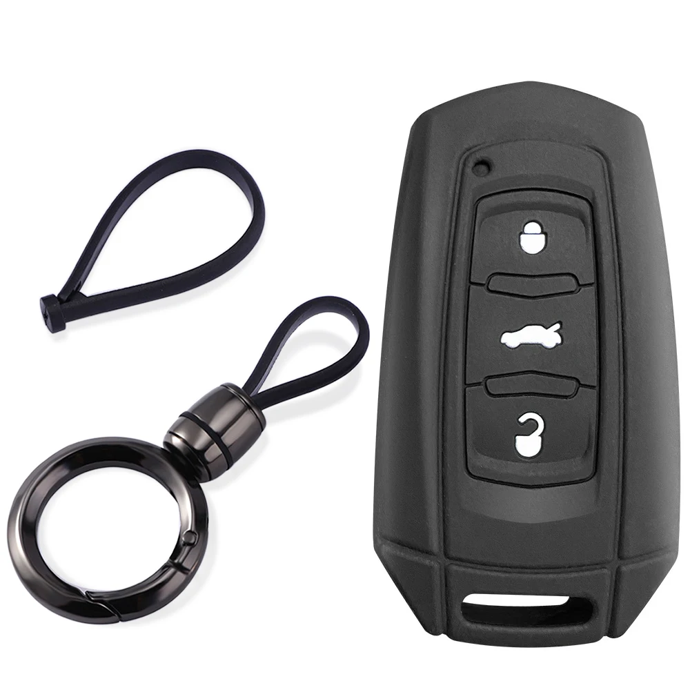 Silicone Car Key Case Cover Remote Shell Holder For Geely Atlas Emgrand X7 EC7 NL3 EX7 GX7 EC715 RV EC718 GT GE SC6 GC9 Emgrand7