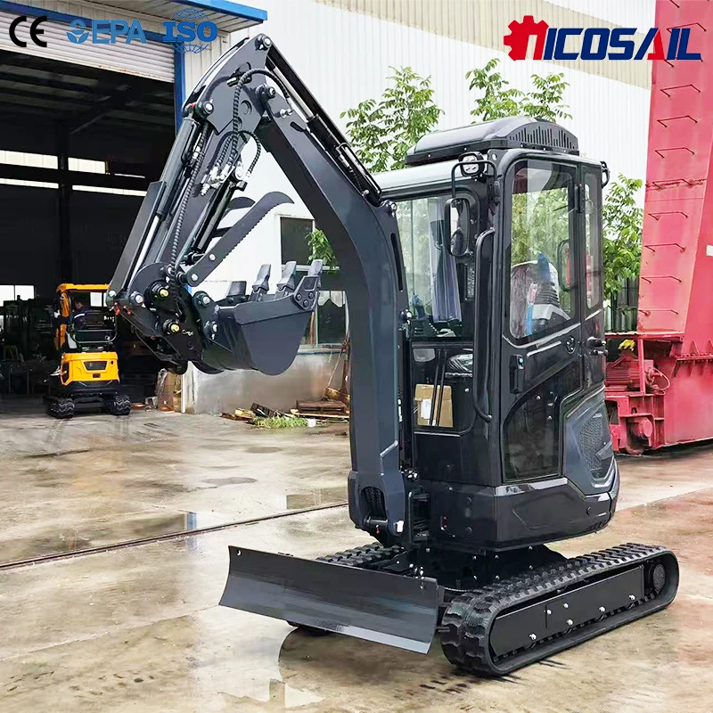 Professional 2 Ton Mini Excavator Compact Hydraulic Excavator CE EPA Certified Factory Supplier for Dealers Distributors