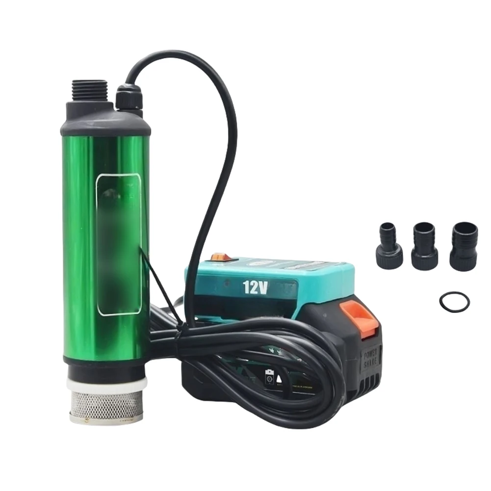 

Water Pump Oil Transfer Pump 5.1*19.5 Cm Height Lithium Battery Pump Flow Rate 30-50L min Headlift 4-6M Cord Length 2.4M