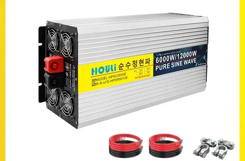 SAT 5000W 6000W 8000W 10000W 12000W Pure Sine Wave Inverter 12V 24V 48V DC To AC 220V Power Converter Car Solar Off Grid
